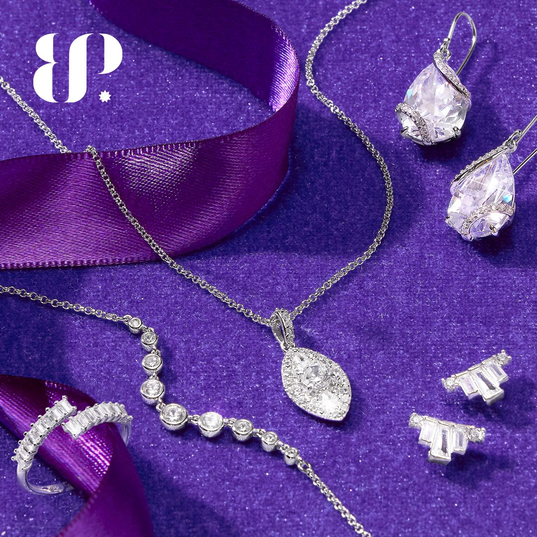 Bomb Party, Jewelry, Bomb Party Call It A Crush Purple Quartz And Rhodium  Plating Og Necklace Rbp