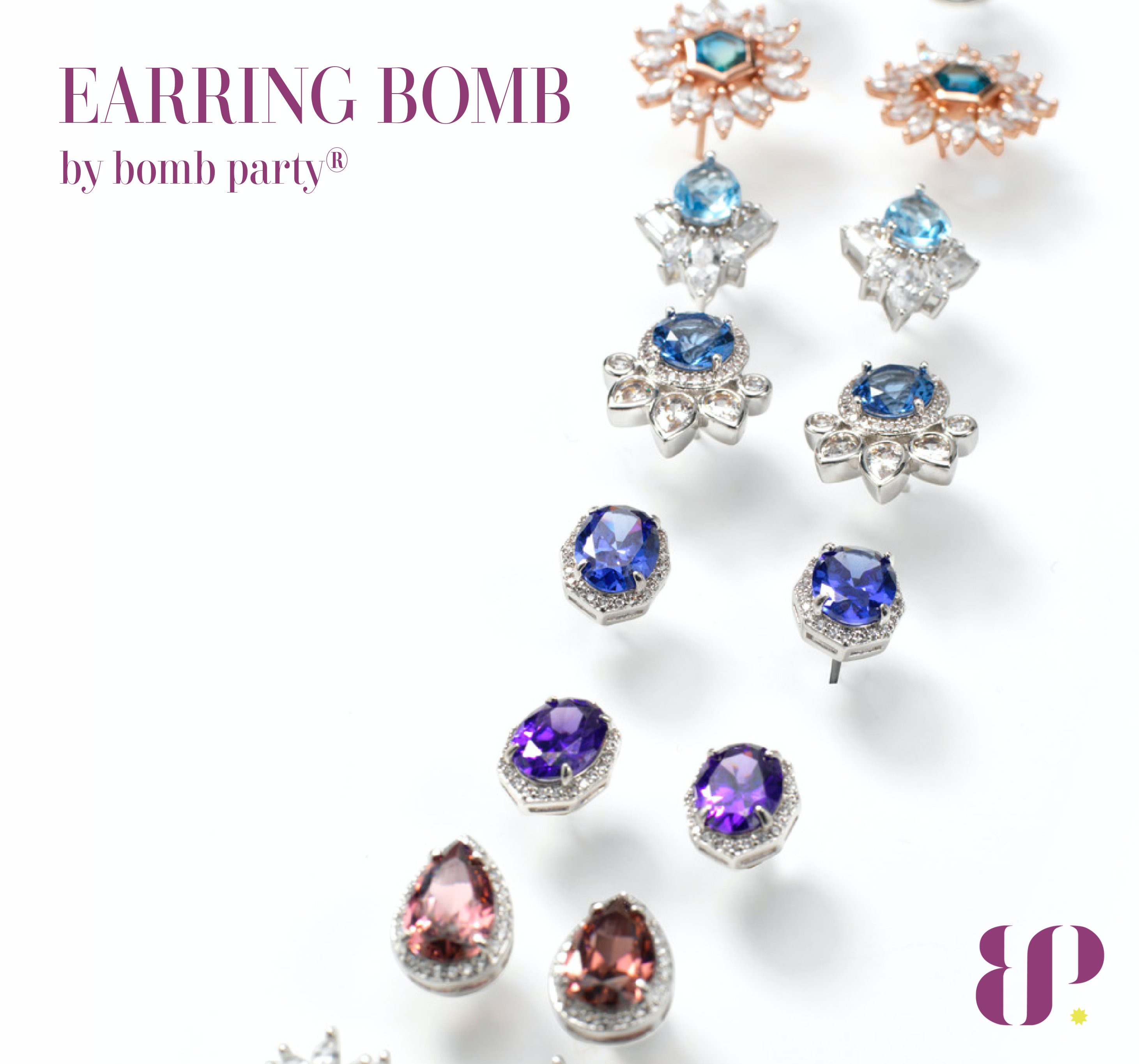 Bomb Party, Jewelry, Nwt Bomb Party June Bb Earrings